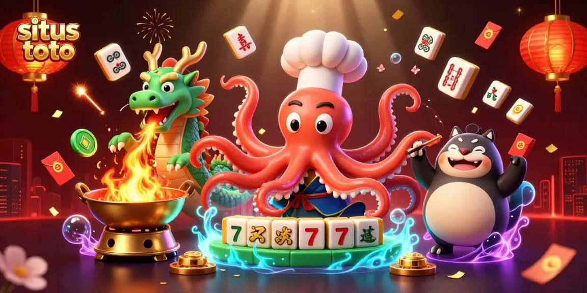 Menyaksikan putaran slot gacor di situs toto dengan chef sushi itu anggun dan simbol keberuntungan.