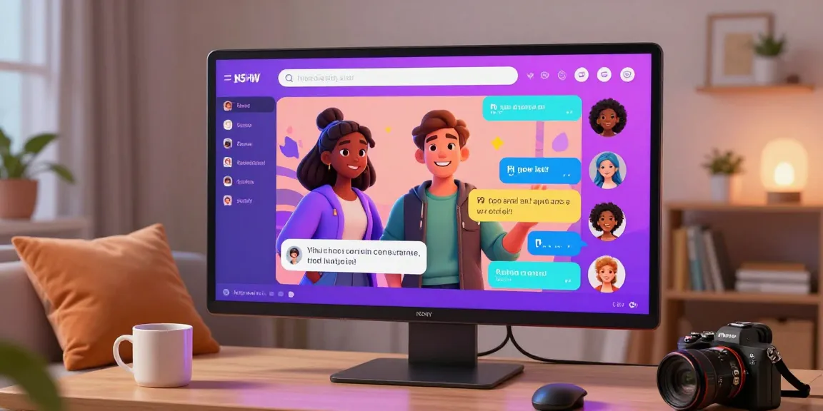 Engaging character AI NSFW experience with immersive avatars and cozy home office.