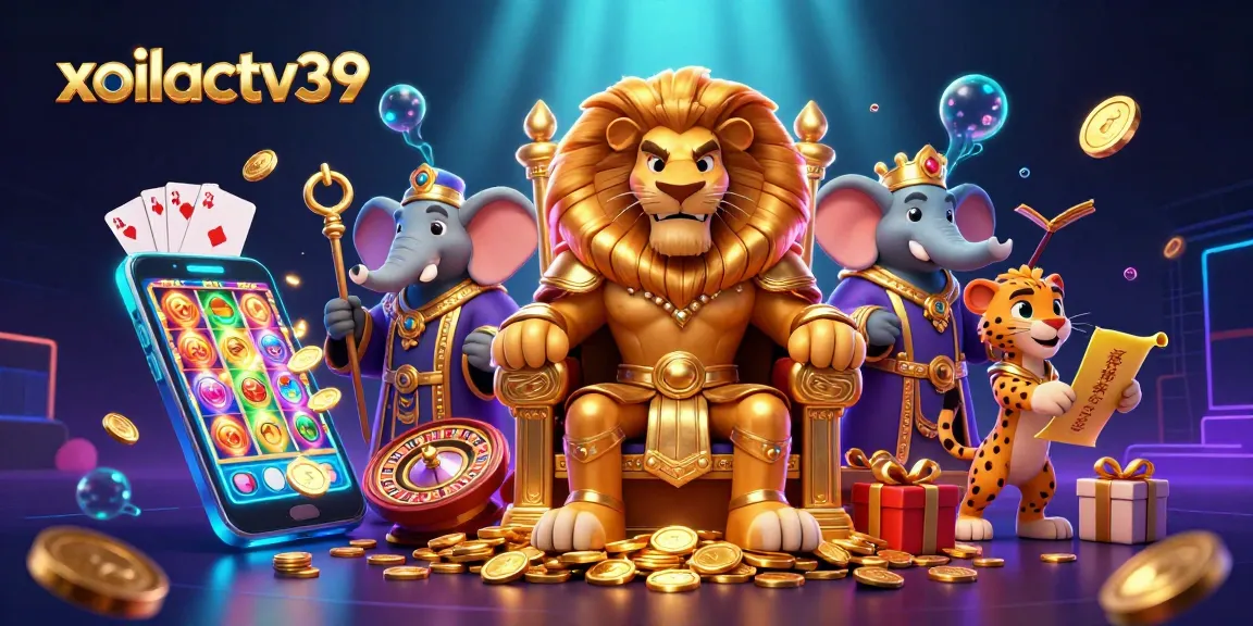 Experience the thrills of xoilactv39 through dazzling slot games and vibrant casino elements.