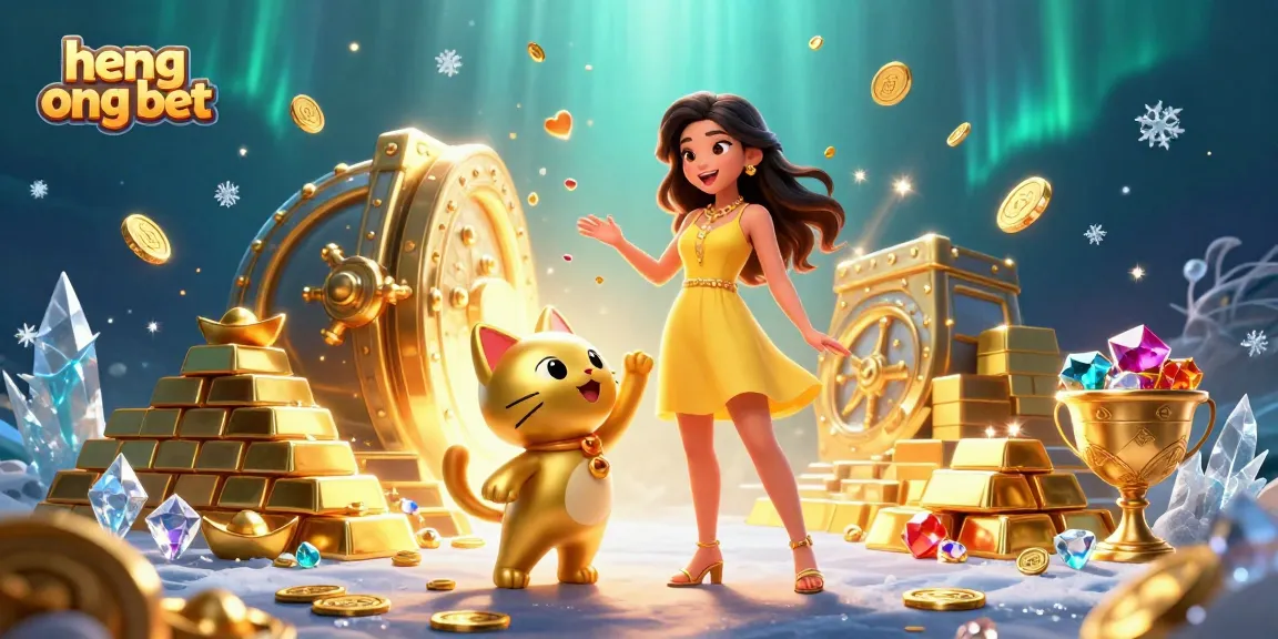 Engage in the excitement of heng ong bet with stunning visuals and captivating characters in a rich casino scene.