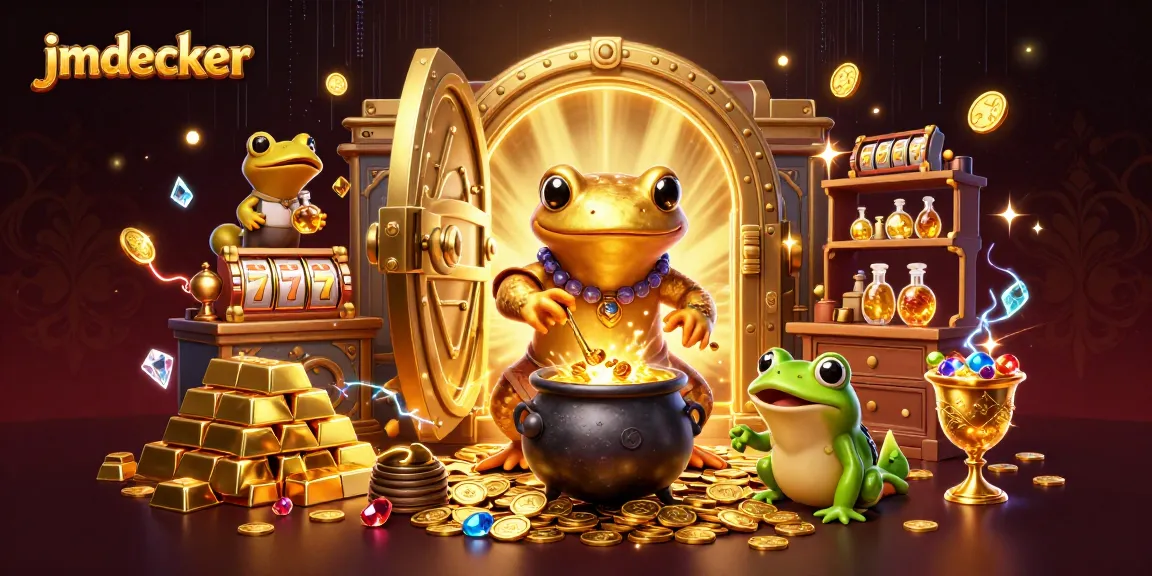 Spin to win with jmdecker's thrilling slots experience filled with golden treasures!