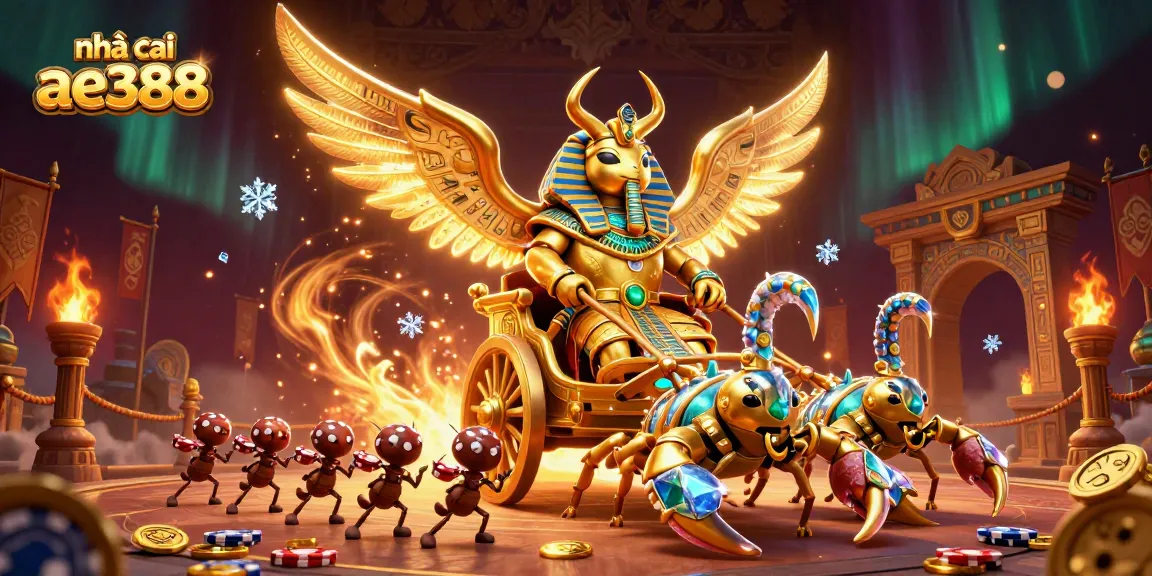 Experience thrilling gameplay at nhà cái ae388 with vibrant casino elements and dynamic characters.