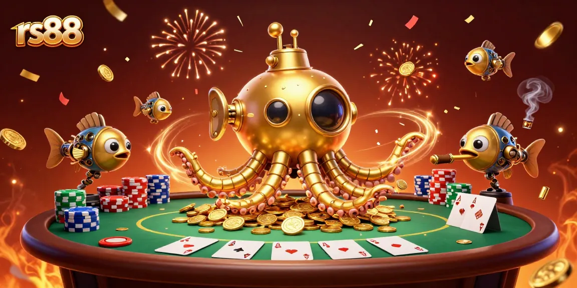 Experience thrilling gameplay at rs88 with animated characters in a vibrant casino environment.