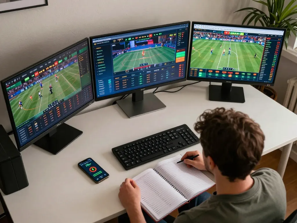 Engaging online sports betting session at nhà cái okfun with live events and strategies