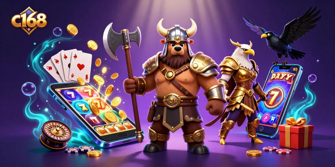 Experience thrilling wins at c168 with vibrant slot games and dynamic casino characters.